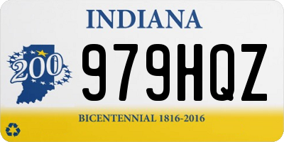 IN license plate 979HQZ