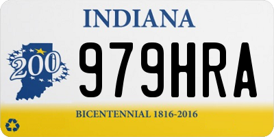 IN license plate 979HRA