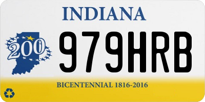 IN license plate 979HRB