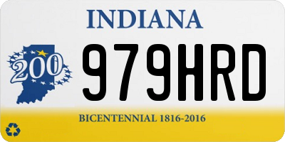IN license plate 979HRD