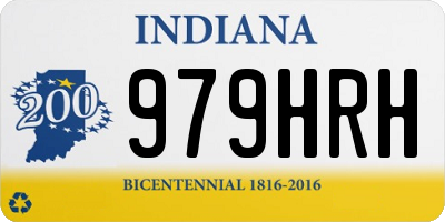 IN license plate 979HRH