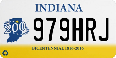 IN license plate 979HRJ