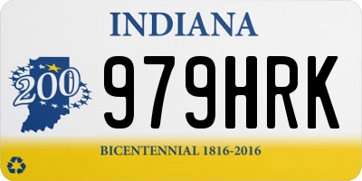 IN license plate 979HRK