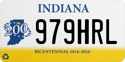 IN license plate 979HRL
