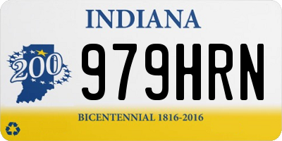 IN license plate 979HRN
