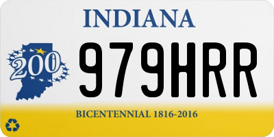 IN license plate 979HRR