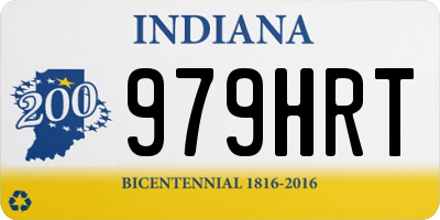 IN license plate 979HRT