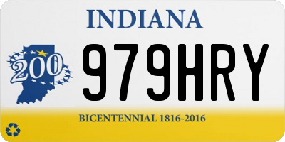 IN license plate 979HRY
