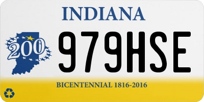 IN license plate 979HSE