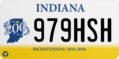 IN license plate 979HSH