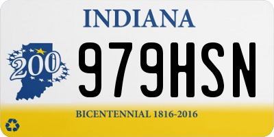 IN license plate 979HSN