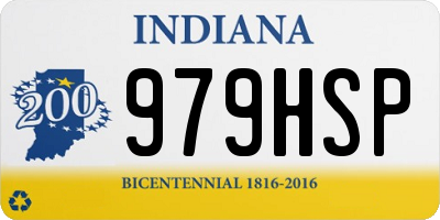 IN license plate 979HSP