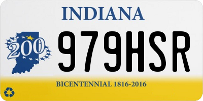 IN license plate 979HSR