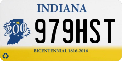 IN license plate 979HST