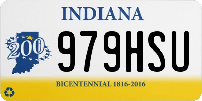 IN license plate 979HSU
