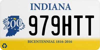 IN license plate 979HTT