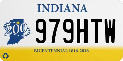 IN license plate 979HTW