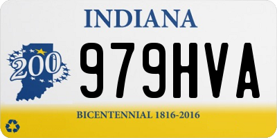 IN license plate 979HVA