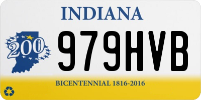 IN license plate 979HVB