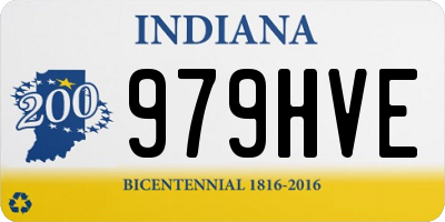 IN license plate 979HVE