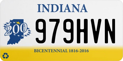 IN license plate 979HVN