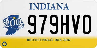 IN license plate 979HVO