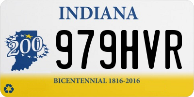 IN license plate 979HVR