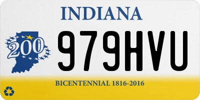 IN license plate 979HVU