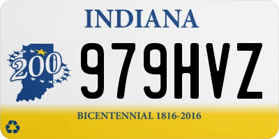IN license plate 979HVZ