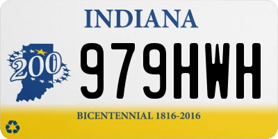 IN license plate 979HWH