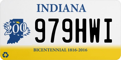 IN license plate 979HWI