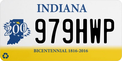 IN license plate 979HWP