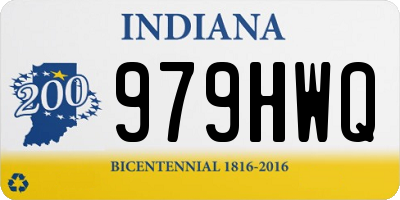 IN license plate 979HWQ