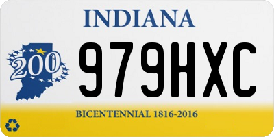 IN license plate 979HXC