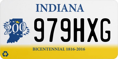 IN license plate 979HXG