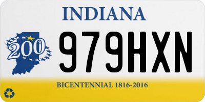 IN license plate 979HXN