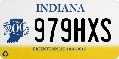 IN license plate 979HXS