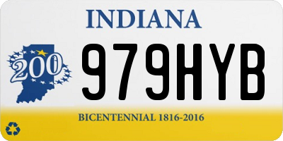 IN license plate 979HYB