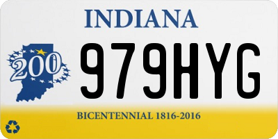 IN license plate 979HYG