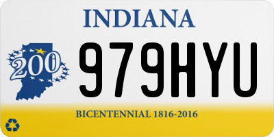 IN license plate 979HYU