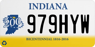 IN license plate 979HYW