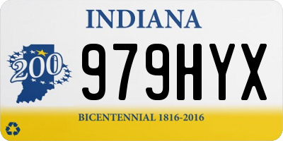IN license plate 979HYX