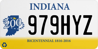IN license plate 979HYZ
