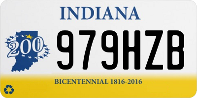 IN license plate 979HZB