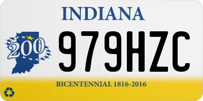 IN license plate 979HZC