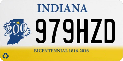 IN license plate 979HZD