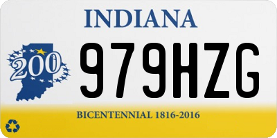 IN license plate 979HZG