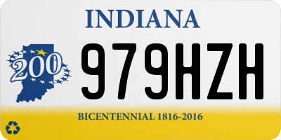 IN license plate 979HZH
