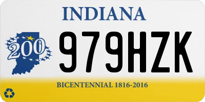 IN license plate 979HZK