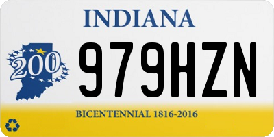 IN license plate 979HZN